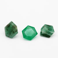 0.75 to 1.25ct One-of-a-Kind Brazilian Emerald Freeforms