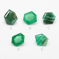 0.75 to 1.25ct One-of-a-Kind Brazilian Emerald Freeforms