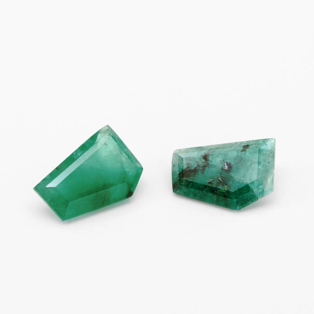 0.50 to 1.25ct One-of-a-Kind Brazilian Emerald Freeforms
