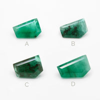 0.50 to 1.25ct One-of-a-Kind Brazilian Emerald Freeforms