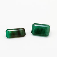 0.75 to 1.75ct One-of-a-Kind Emerald Cut Brazilian Emeralds