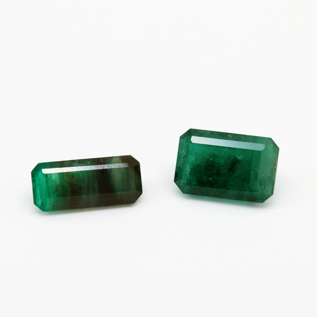 0.75 to 1.75ct One-of-a-Kind Emerald Cut Brazilian Emeralds