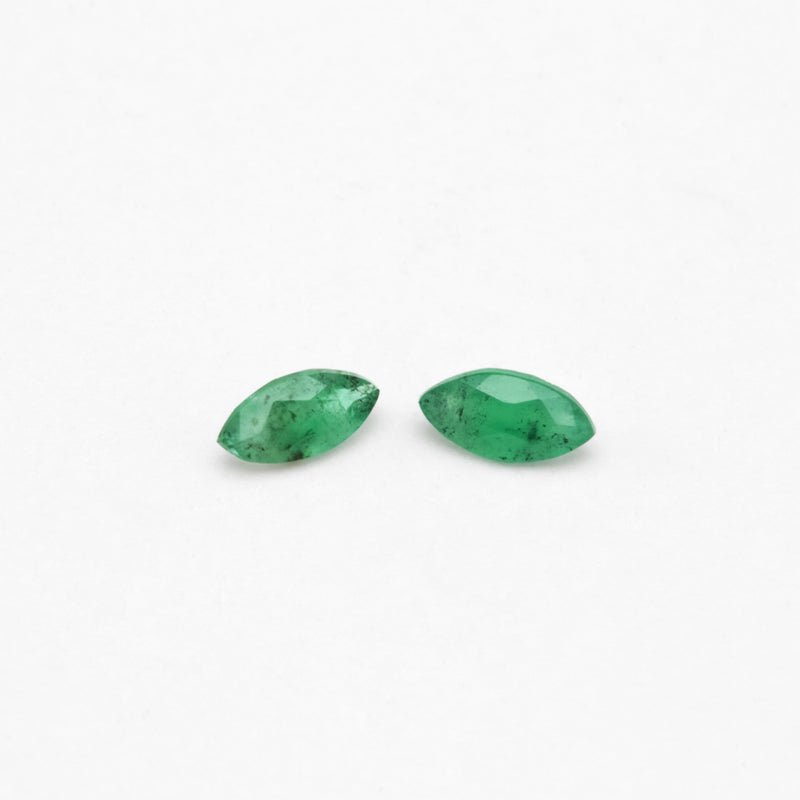 3x1.5mm AA Dark Brazilian Emerald Marquise