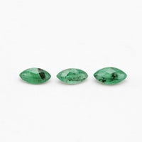3x1.5mm B Dark Brazilian Emerald Marquise