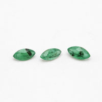 3x1.5mm B Dark Brazilian Emerald Marquise