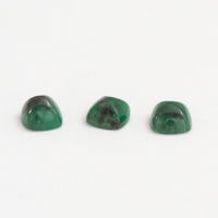 4 to 6.5mm Brazilian Emerald Sugarloaf Cabs