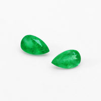 4x2.5mm AA Dark Brazilian Emerald Pears