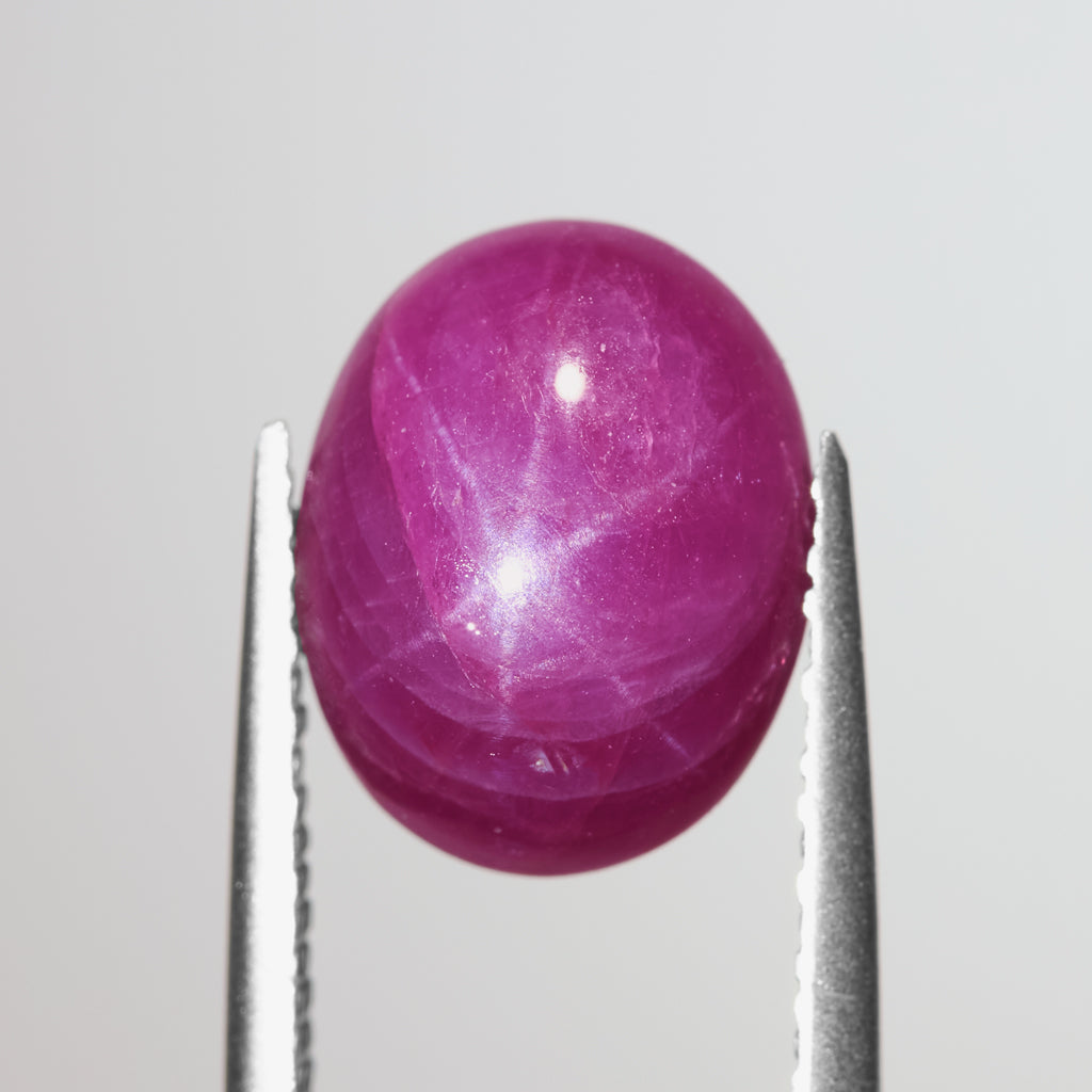 8.95ct Ruby Oval Star Cab