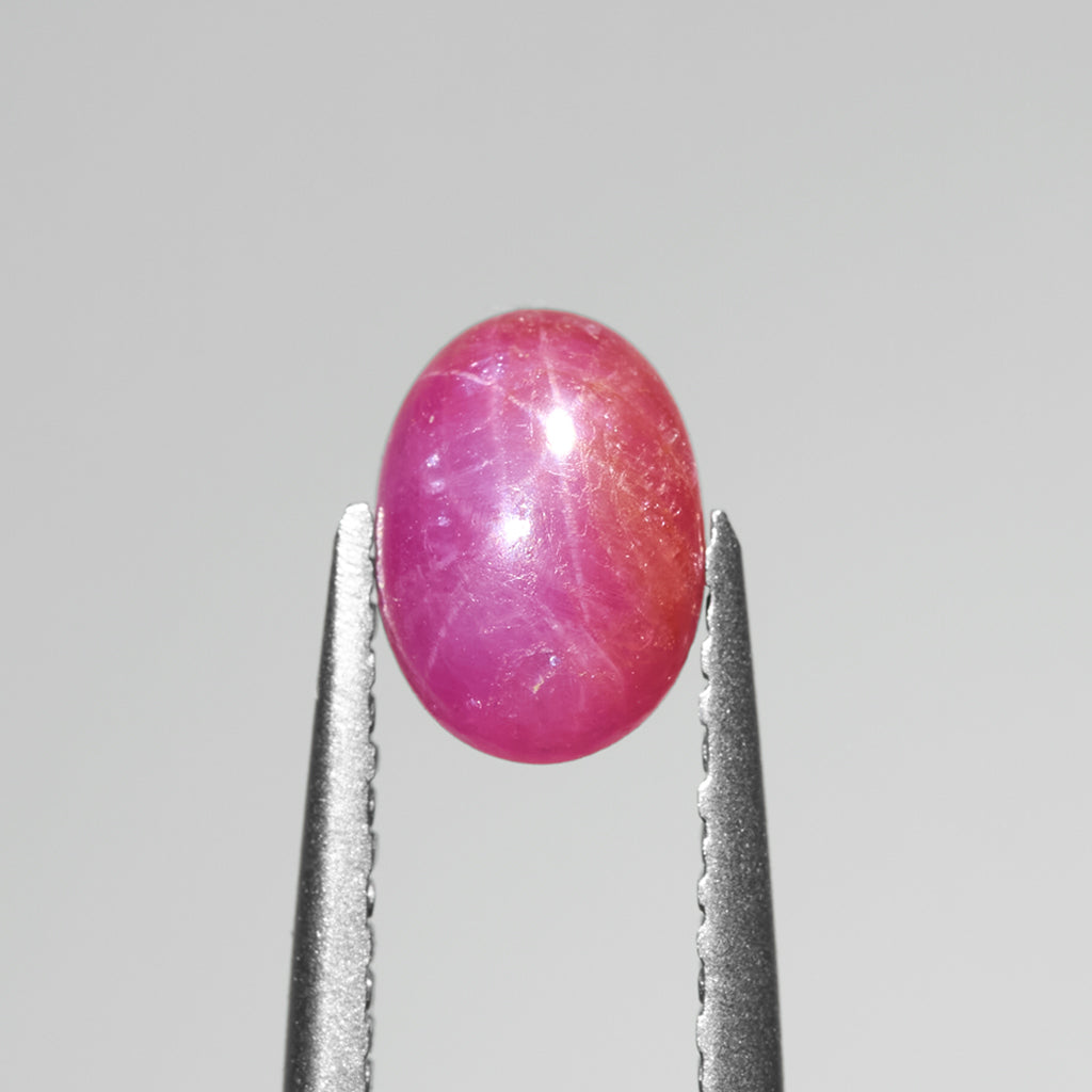 1.41ct Ruby Oval Star Cab