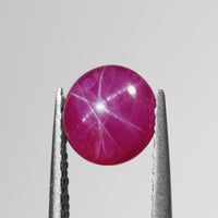 3.67ct Ruby Round Star Cab
