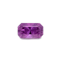 1.77ct Purple Madagascar Sapphire Brilliant Emerald Cut