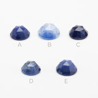1 to 2ct One-of-a-Kind Ceylon Sapphire Rose Cut Rounds