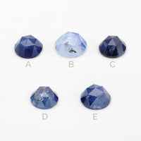 1 to 2ct One-of-a-Kind Ceylon Sapphire Rose Cut Rounds