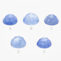 3 to 5ct Ceylon Sapphire Rose Cut Rounds