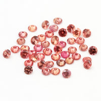 1.1-3.75mm Padparadscha African Sapphire Rounds