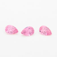 3x2 to 4x2.5mm Light Pink Untreated Tanzanian Sapphire Pears