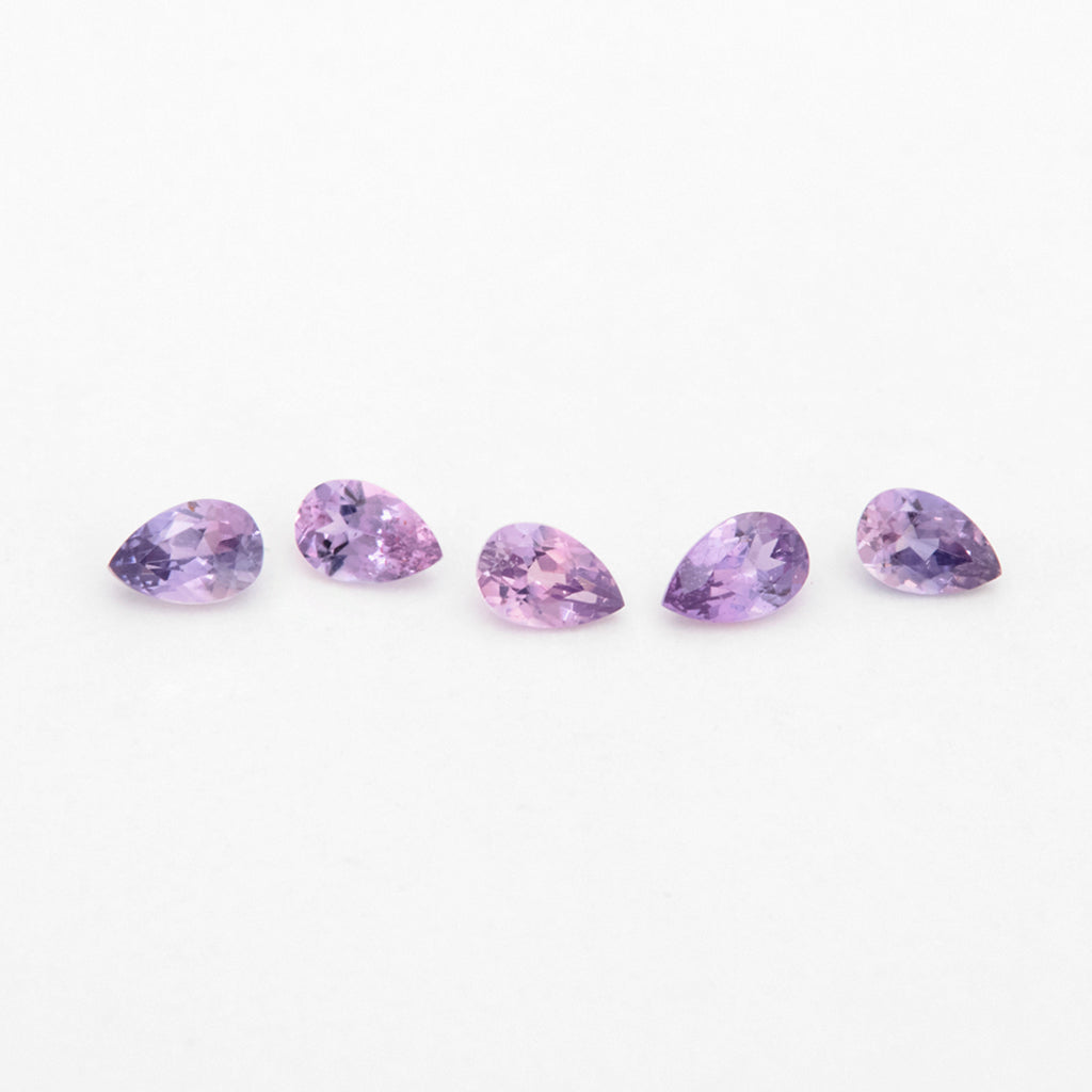 3x2 to 5x3mm Lavender Untreated Winza Sapphire Pears