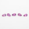 3x2 to 5x3mm Fuchsia Untreated Winza Sapphire Pears