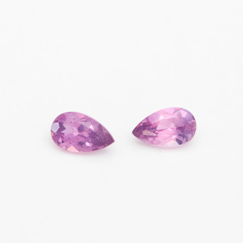 3x2 to 5x3mm Fuchsia Untreated Winza Sapphire Pears