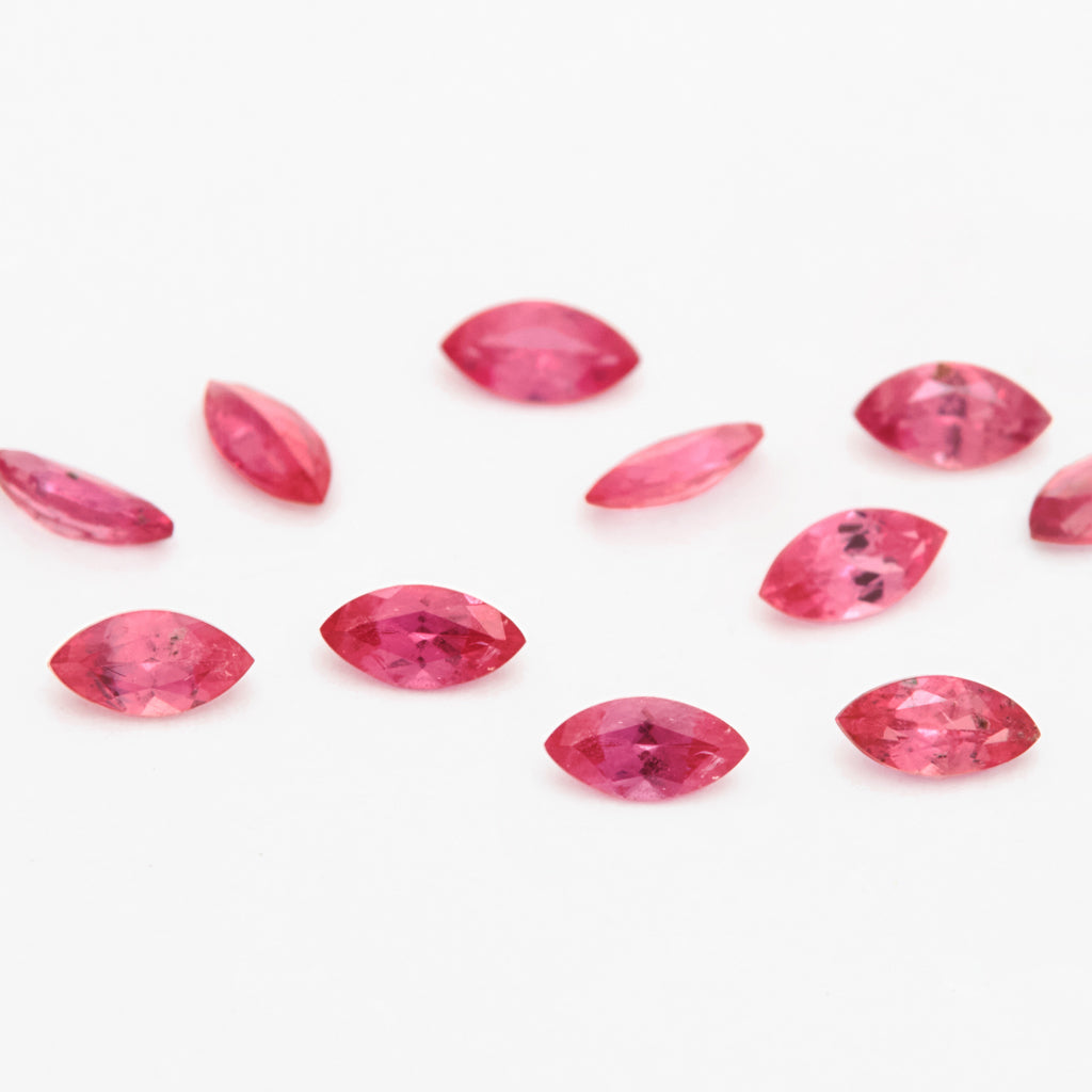 3x1.5 to 5x2.5mm Untreated Bright Winza Ruby Marquise