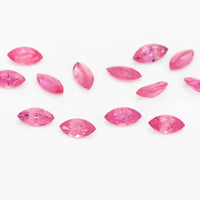 3x1.5 to 5x2.5mm Dark Pink Untreated Winza Sapphire Marquise