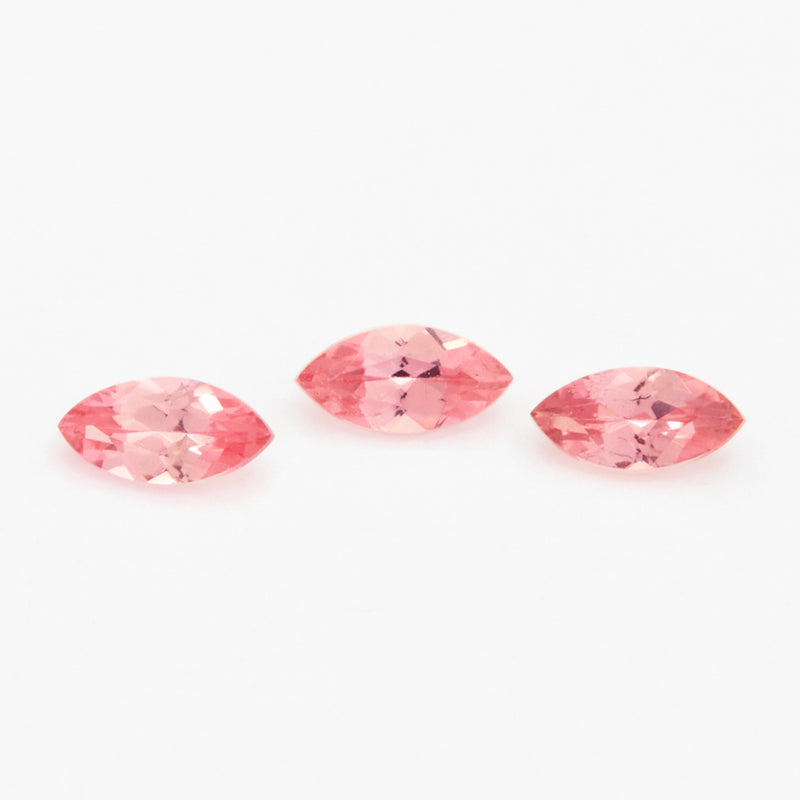 3x1.5 to 5x2.5mm Padparadscha Untreated Winza Sapphire Marquise