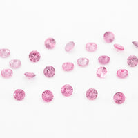 1 to 3.75mm Light Pink Untreated Tanzanian Sapphire Rounds