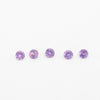1 to 3.75mm Lavender Untreated Winza Sapphire Rounds