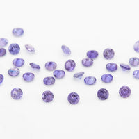 1 to 3.75mm Purple Untreated Winza Sapphire Rounds
