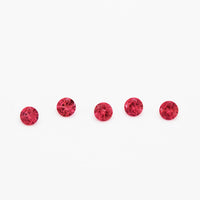1 to 3.75mm Untreated Tanzanian Ruby Rounds