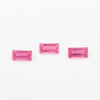3x1.5 to 5x2.5mm Dark Pink Untreated Winza Sapphire Baguettes