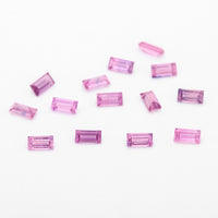 3x1.5 to 4x2mm Fuchsia Untreated Winza Sapphire Baguettes