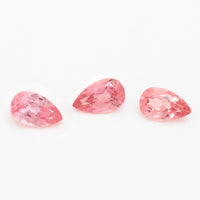 3x2 to 5x3mm Dark Padparadscha Untreated Winza Sapphire Pears