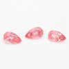3x2 to 5x3mm Padparadscha Untreated Tanzanian Sapphire Pears