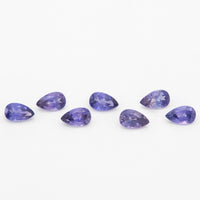 3x2 to 5x3mm Purple Untreated Winza Sapphire Pears