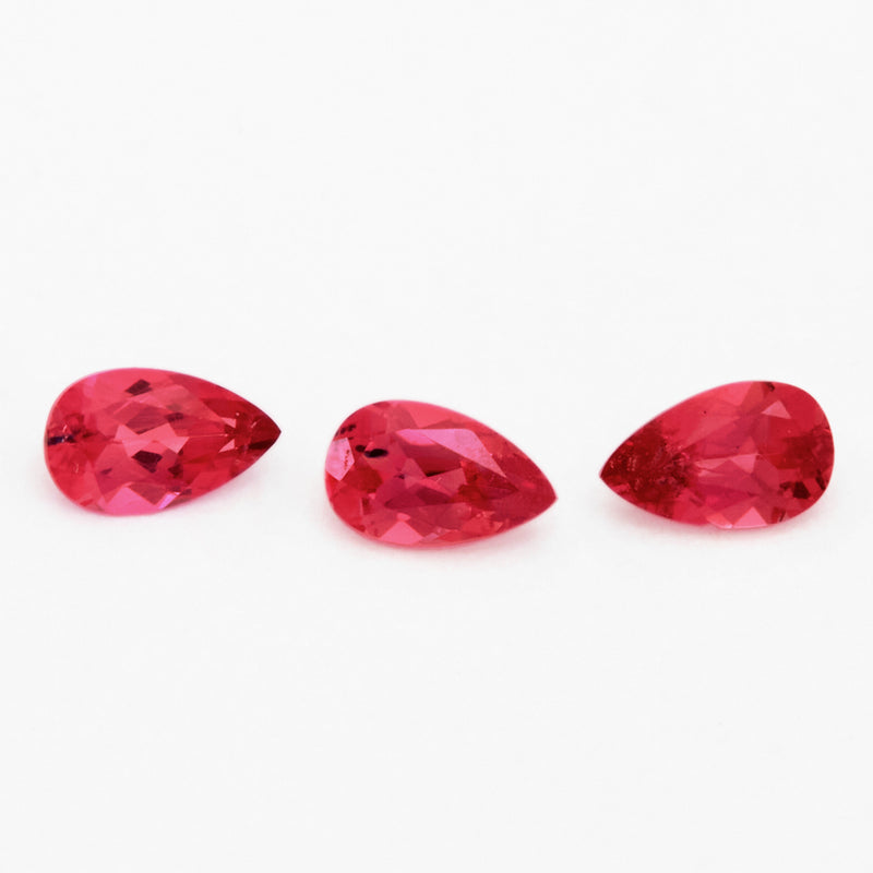 3x2 to 5x3mm Untreated Winza Ruby Pears