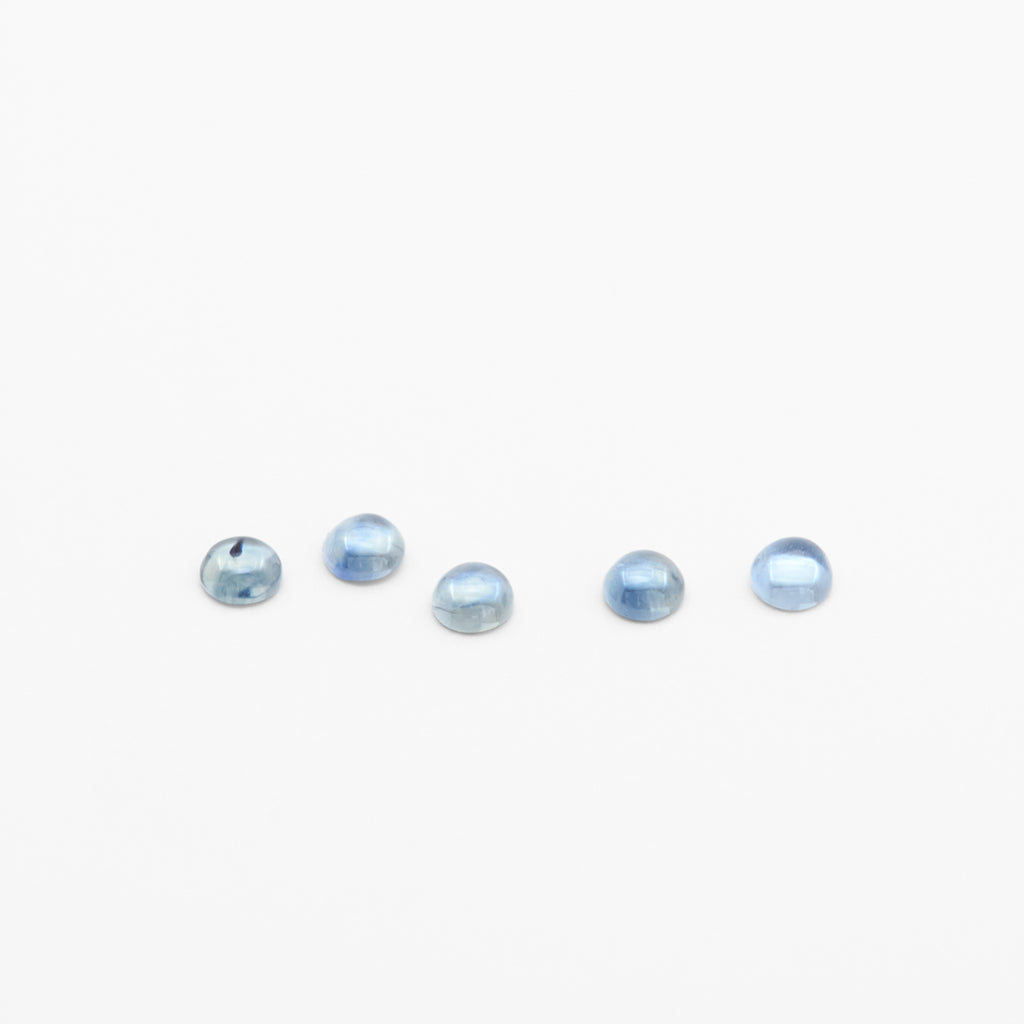 2.5mm Light Blue Montana Sapphire Round Cabs