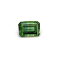 2.06ct Dark Green Australian Sapphire Emerald Cut