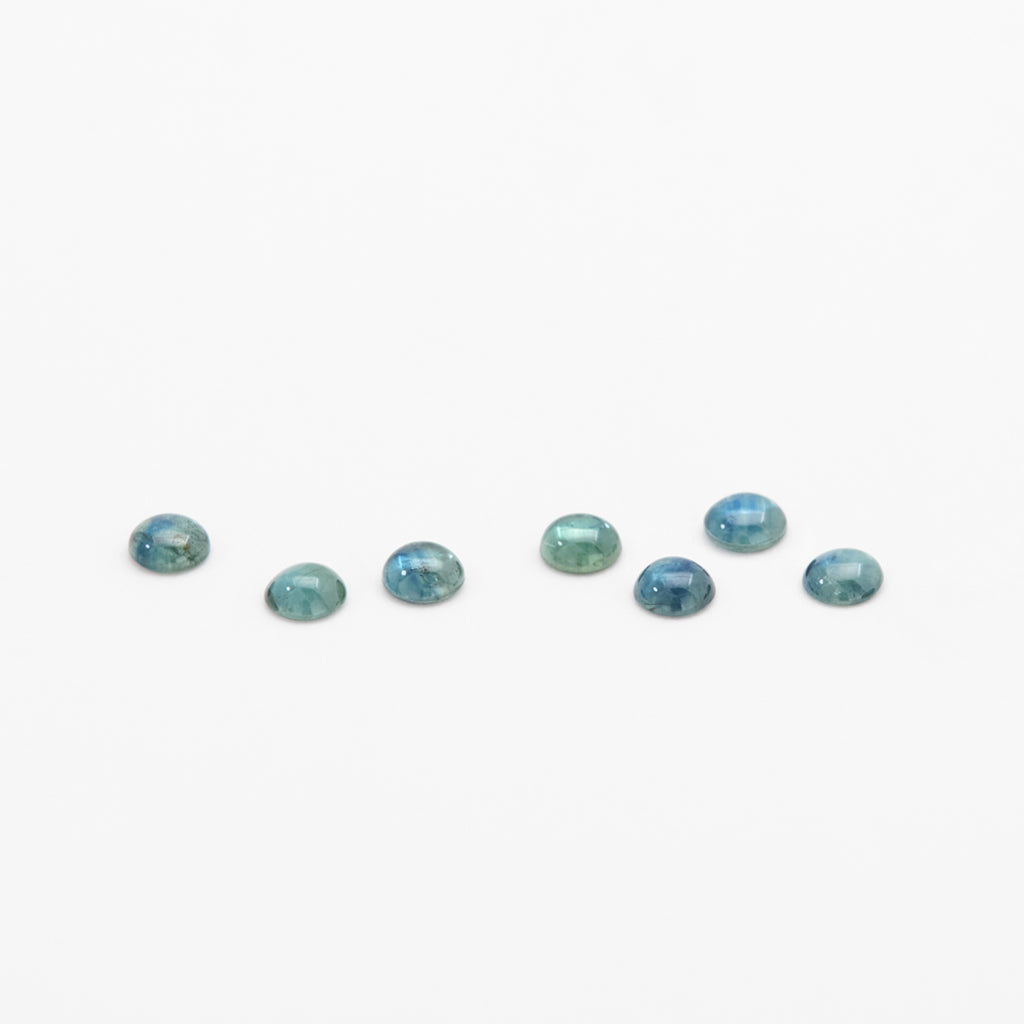 2.5 to 3mm Mixed Denim Australian Sapphire Round Cabs