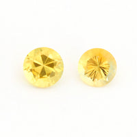 4 to 5mm Medium Yellow Australian Sapphire Rounds