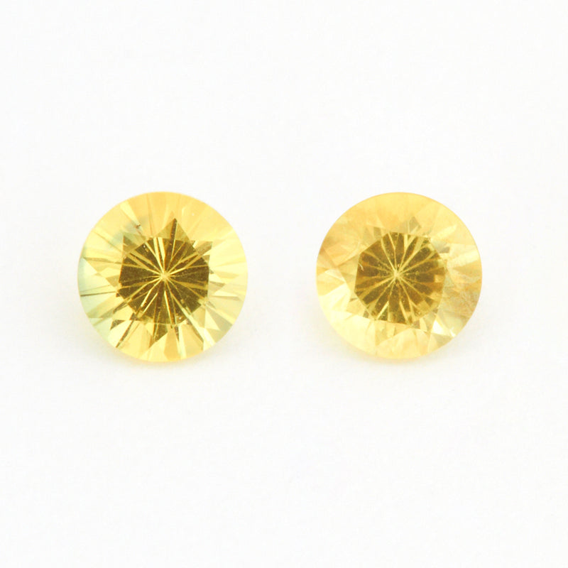 4 to 5mm Medium Yellow Australian Sapphire Rounds