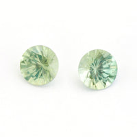 4 to 5.5mm Light Green Australian Sapphire Rounds