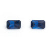 5x3 to 6x4mm Bright Blue Australian Sapphire Brilliant Emerald Cuts