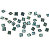 1.75 to 3.5mm Dark Teal Australian Sapphire Princess Cuts