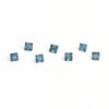 1.75 to 3.5mm Medium Denim Australian Sapphire Princess Cuts