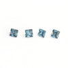 1.75 to 3.5mm Medium Denim Australian Sapphire Princess Cuts