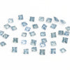 1.75 to 3.5mm Light Denim Australian Sapphire Princess Cuts