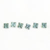 1.75 to 3.5mm Light Teal Australian Sapphire Princess Cuts