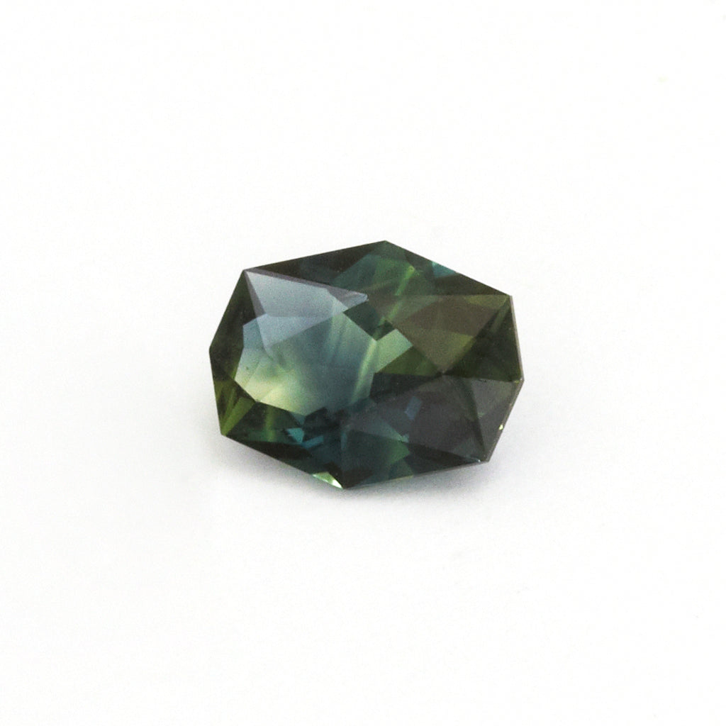 1.18ct Dark Green Australian Sapphire Woz™ Cut