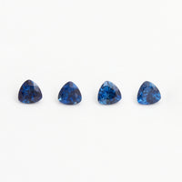 3 to 3.5mm Bright Blue Australian Sapphire Trillions